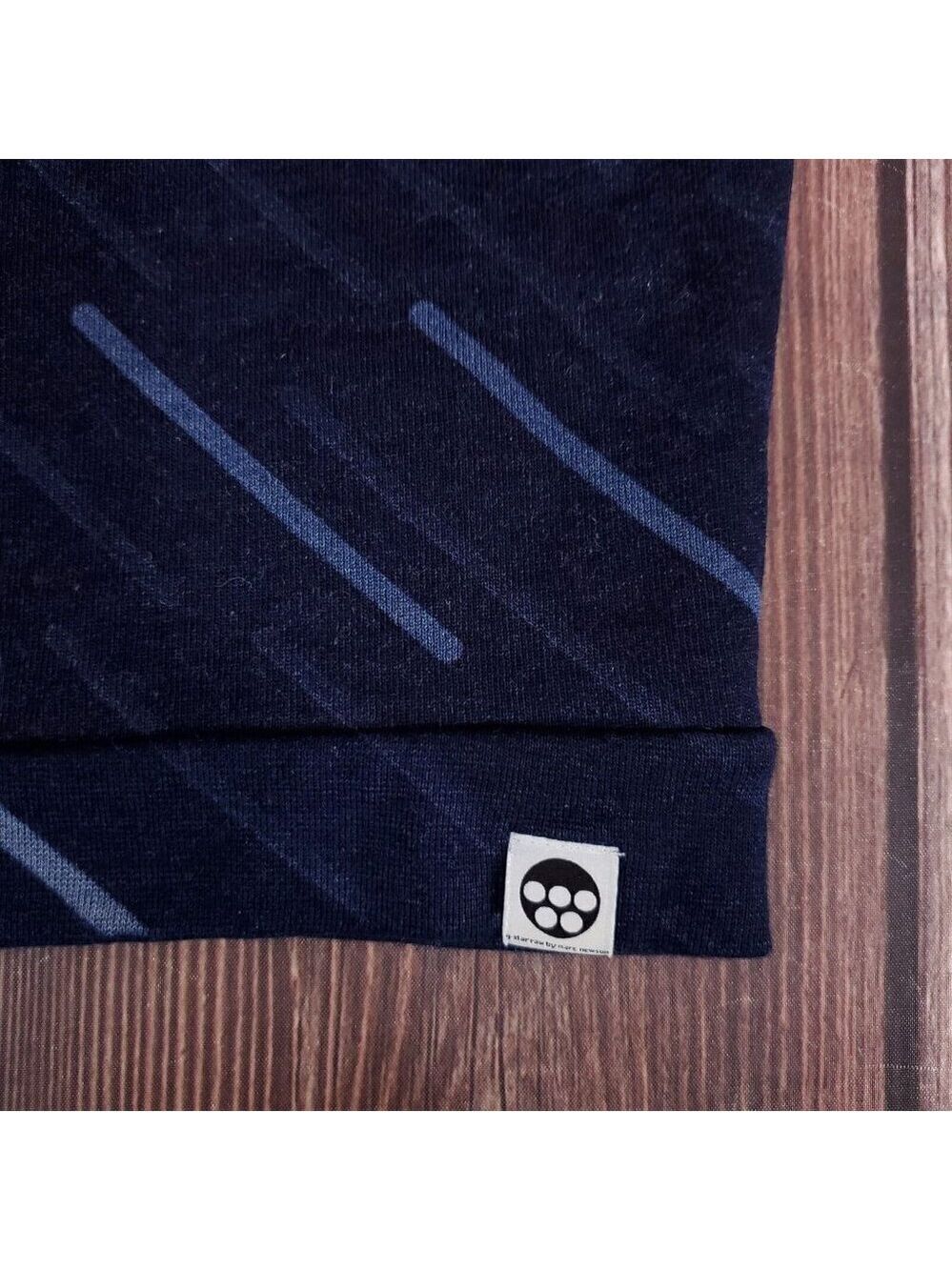 G-Star Raw by Marc Newson Mens Small Stars Sky Painted Printer Sweatshirt Navy - Picture 6 of 12